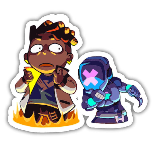 Valorant Phoenix and Kay/o Stickers