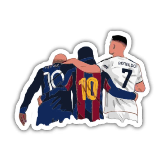 Neymar , Messi and Ronaldo Sticker