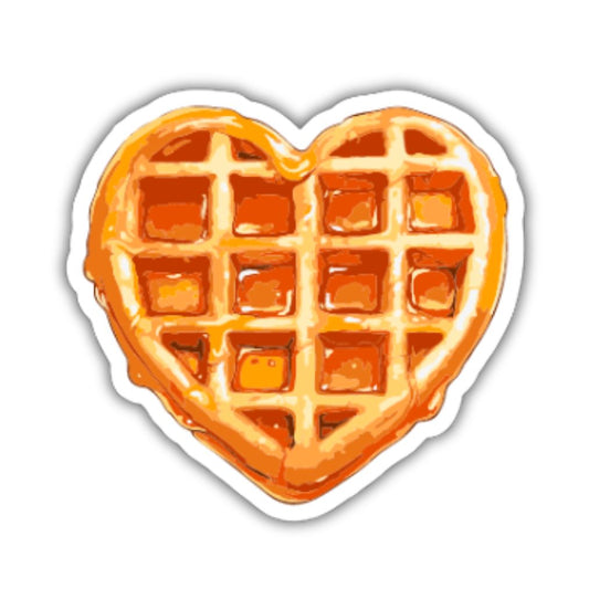 Heart waffle