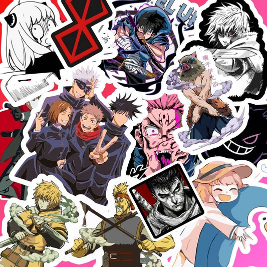 Anime Stickers pack [20 Sticker]