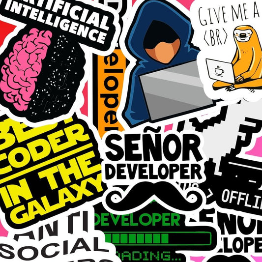 Developer Stickers pack [20 Sticker]