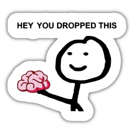 Hey you dropped this