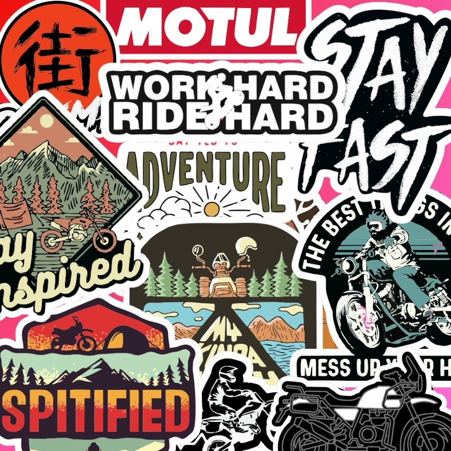 Bike Stickers pack [20 Sticker]