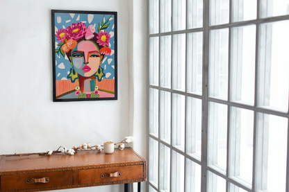 Abstract Painting poster