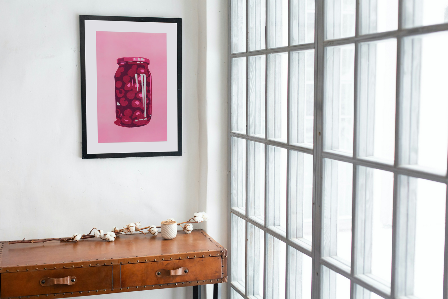 Pink Jar Poster