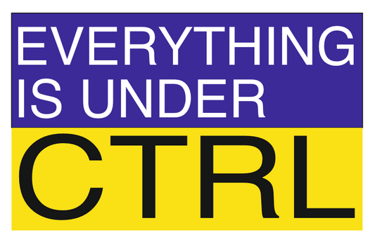 Everything is under control sticker