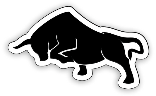 Stock bull sticker