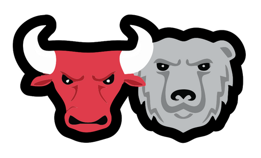 Bear and Bull sricker