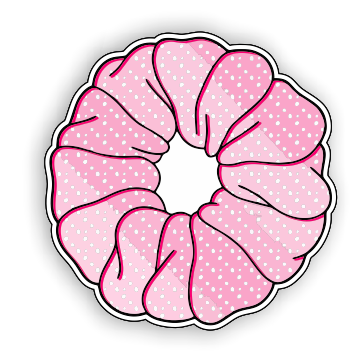 Scrunchy sticker
