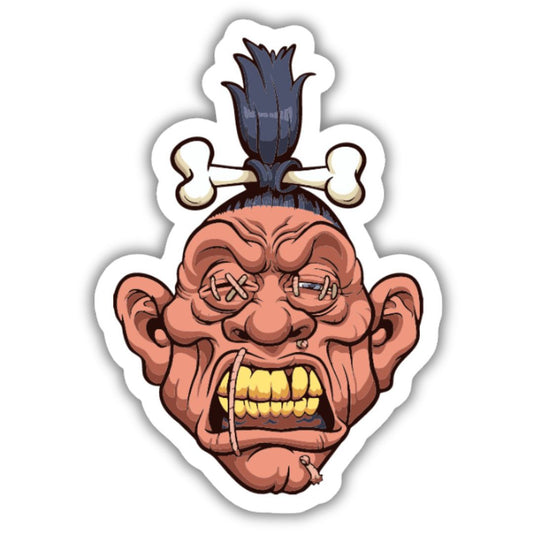 Angry Old Man Sticker