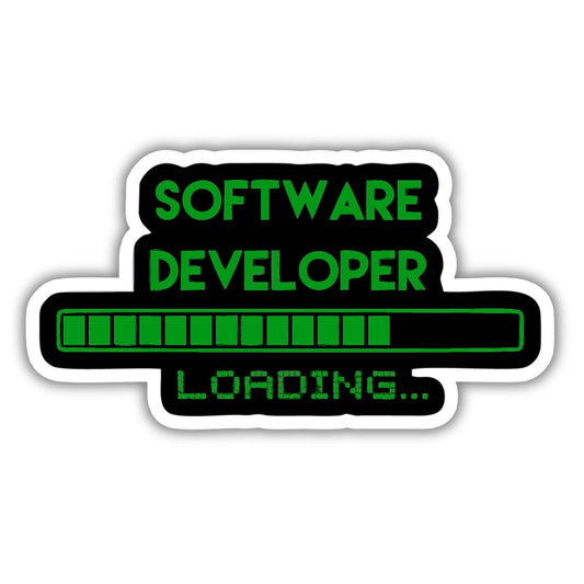 Software Devloper Loading Sticker