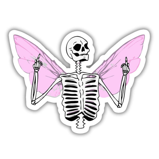 Butterfly skeleton Sticker