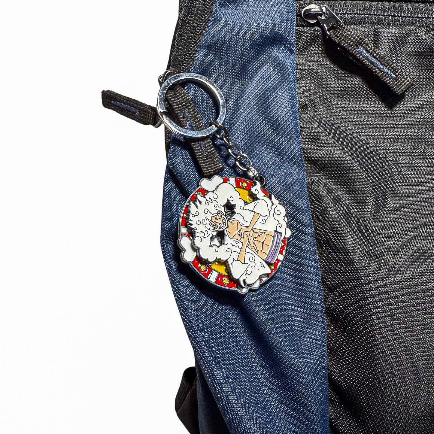 Luffy Metal Rotation Keychains