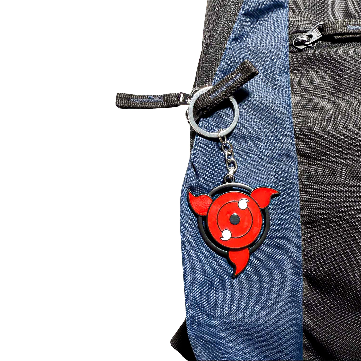 Red Eye Of Sharingan Rotating Metal Keychain