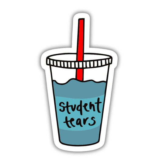 Student Tears Sticker