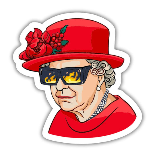 Queen Elizabeth Sticker