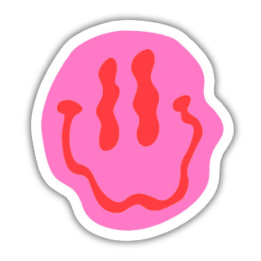 Smiley Trippy Sticker