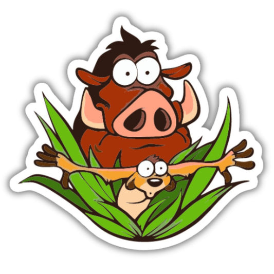 Timon and Pumbaa Sticker