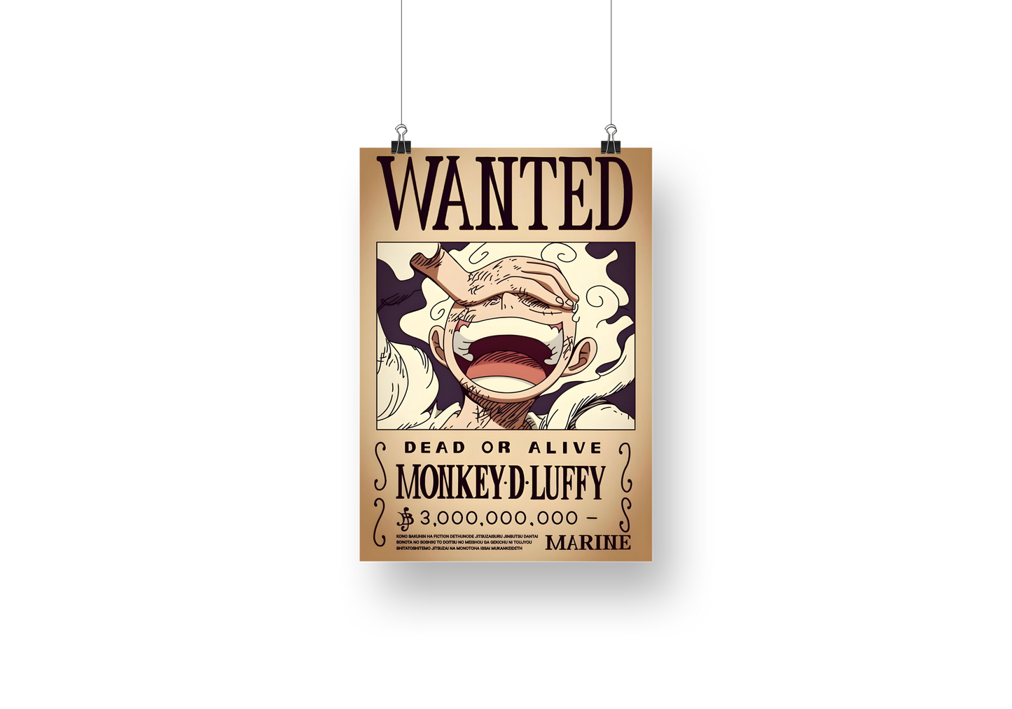 Monkey D Luffy Wanted poster