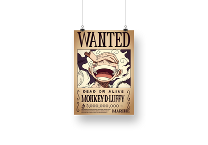 Monkey D Luffy Wanted poster