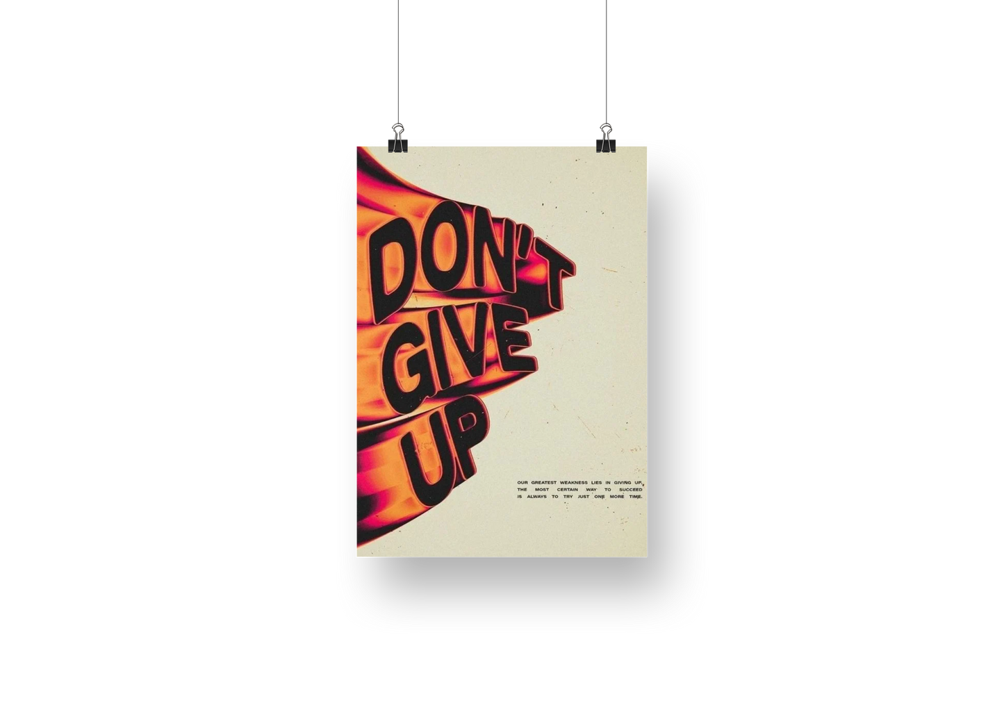 Don't Give Up - poster
