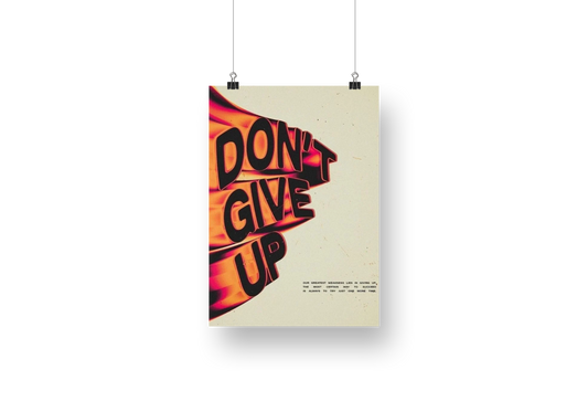 Don't Give Up - poster