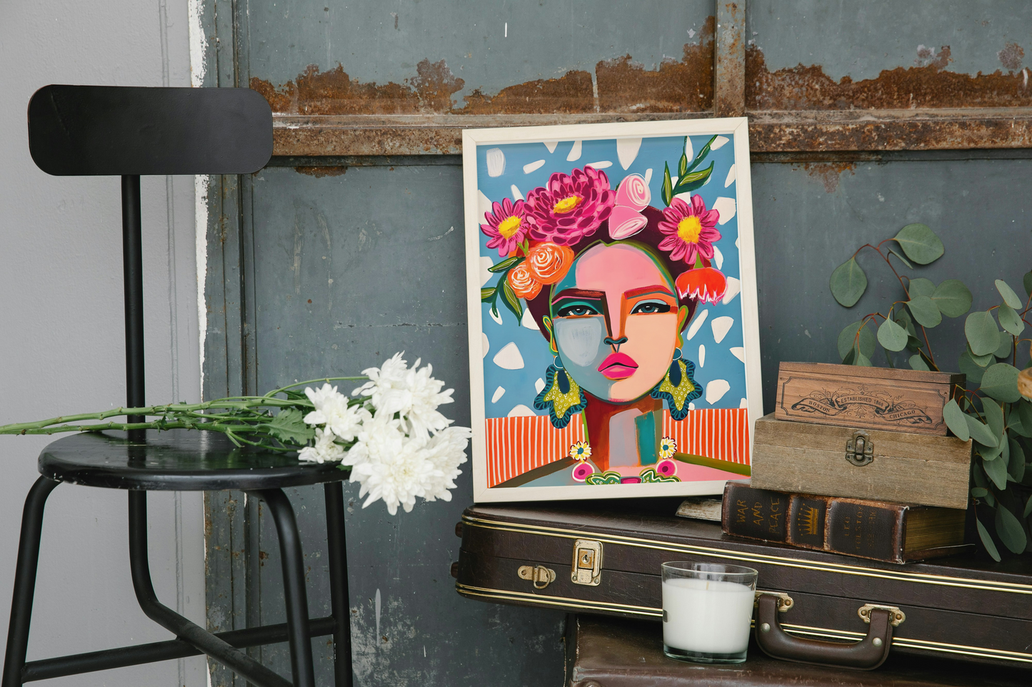 Abstract Painting poster